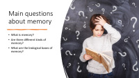 The foundations of memory presentation 2