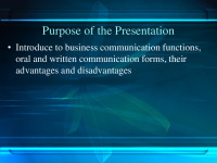 Communicating in Business Organizations PPT 2