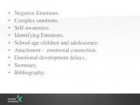 Emotional development PPT 3