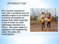 Site Investigation presentation 3