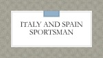 Italy and Spain sportsman 1