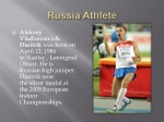 England and Russia athletes 2