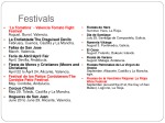 Spain celebrations and festivals 2