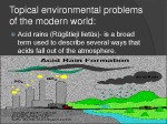 Topical environmental problems of the modern world 3