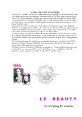 „Le beauty“ company presentation 1