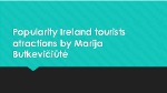 Popularity Ireland tourists atractions 1