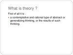 Theory and practice 2