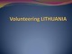 Volunteering Lithuania