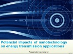 Potencial impacts of nanotechnolgy on energy transmission applications 1