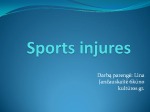 Sports injures 1