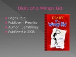 Book presentation Diary of a Wimpy Kid 2