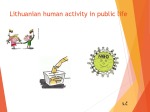 Lithuanian human activity in public life 3